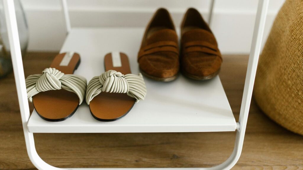 Footwears in Close Up Shot
