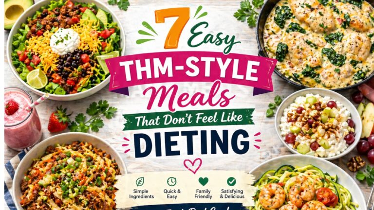 7 Easy Trim Healthy Mama Meals That Don’t Feel Like Dieting