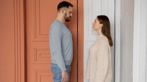 Couple having communication problems