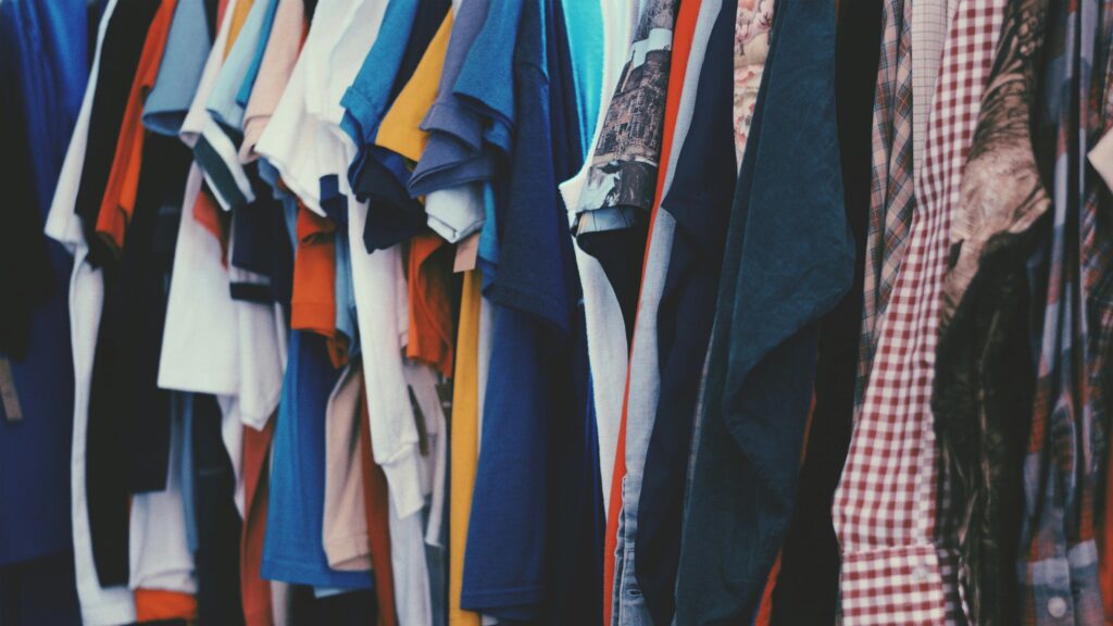 assorted apparels