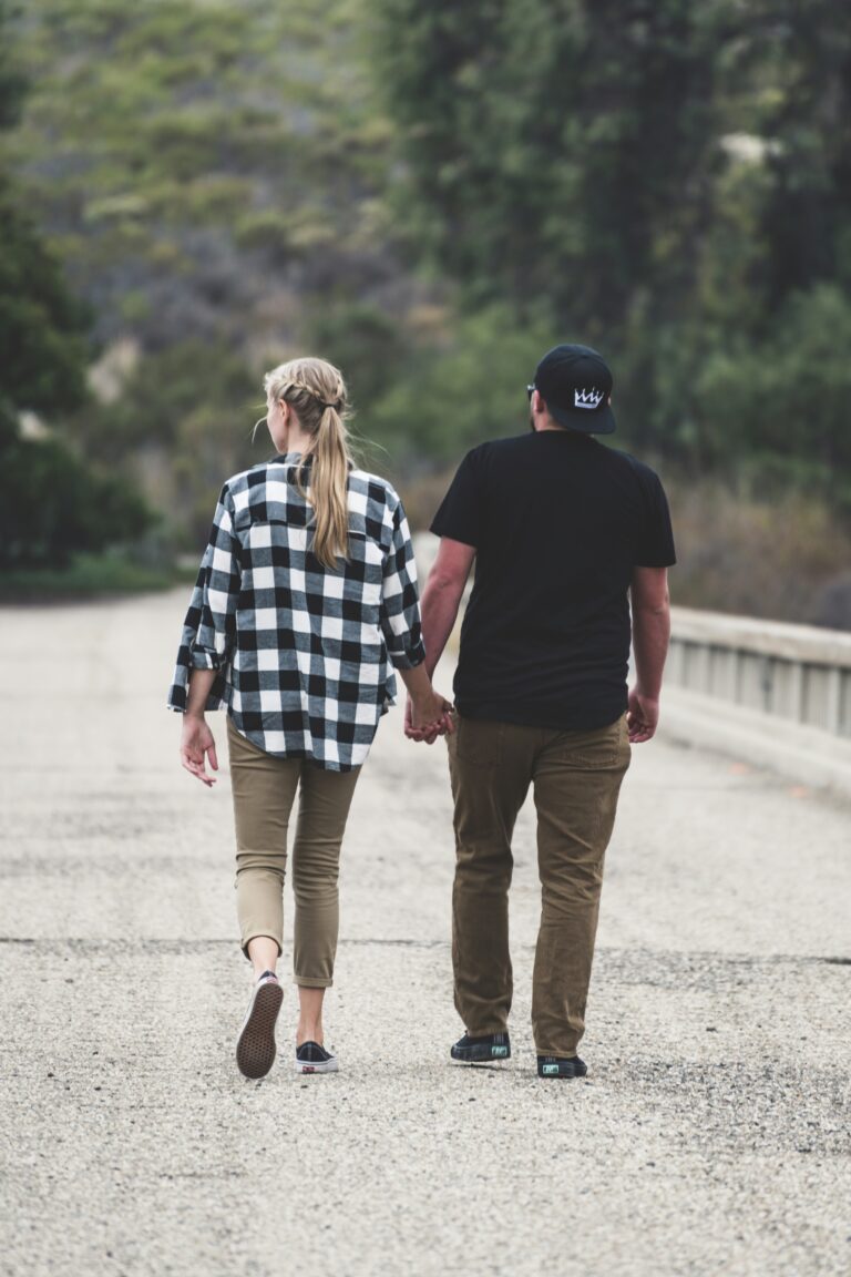 couple taking a walk together