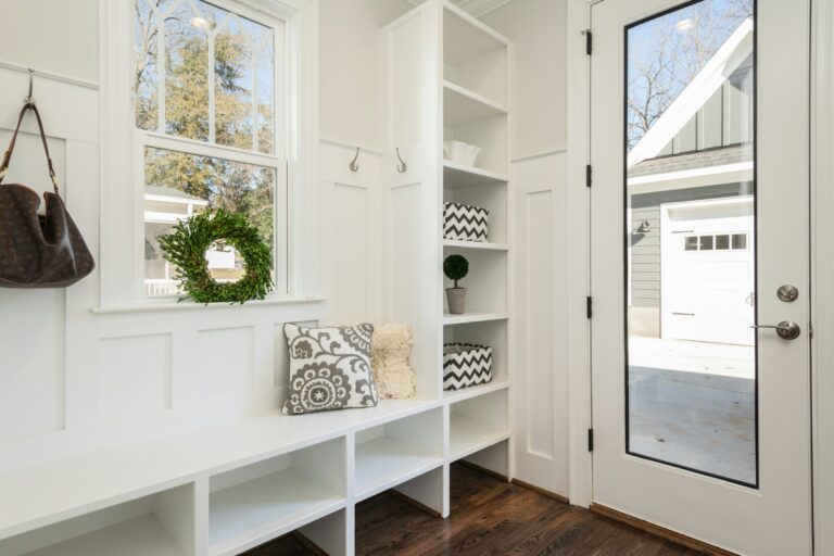 organized household entryway