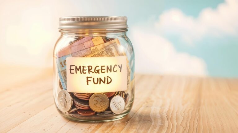 Emergency Fund Savings Jar