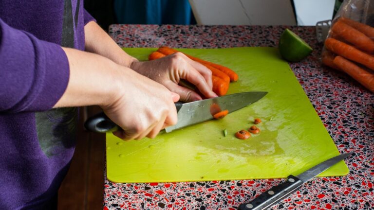 Midsection of man preparing food