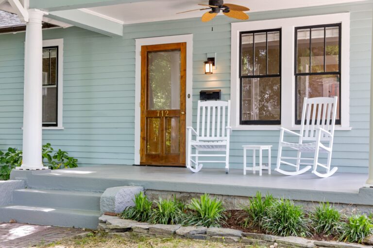 front porch landscape