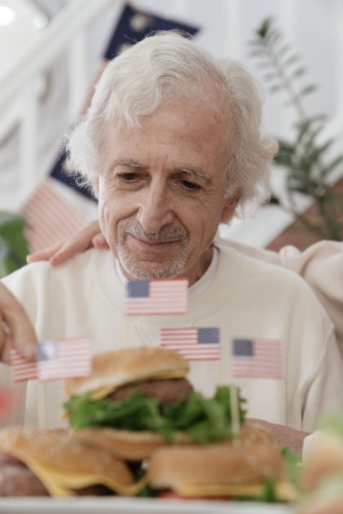 man remembering a person from his past