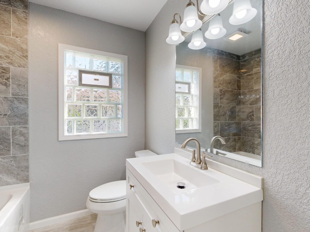 updated bathroom
