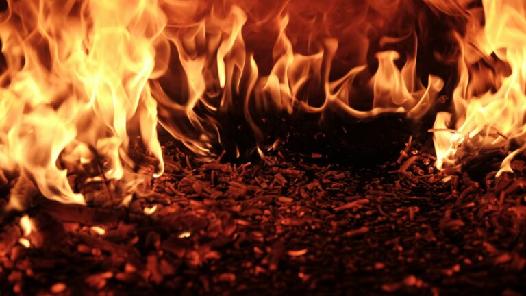 red flame