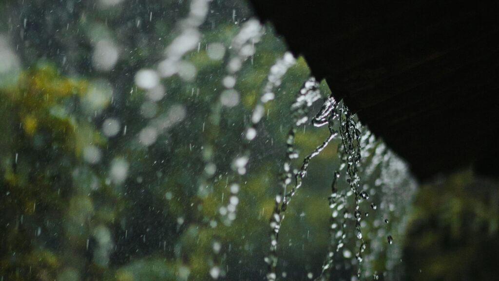 a close-up of a water splash