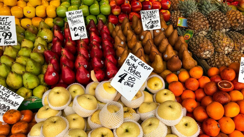 assorted bunch of fruit lot