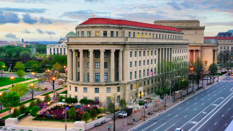 The Apex Building, headquarters of the Federal Trade Commission, in Washington, D.C.